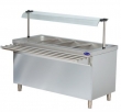 BAIN MARIE CU SPATIU DEPOZITARE, GEAM SI DRUM TAVI 3GN 1/1 - CLR.73.BTEB711F