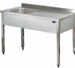 Spalator inox 1 cuva pe stanga si picurator 1000*600*850